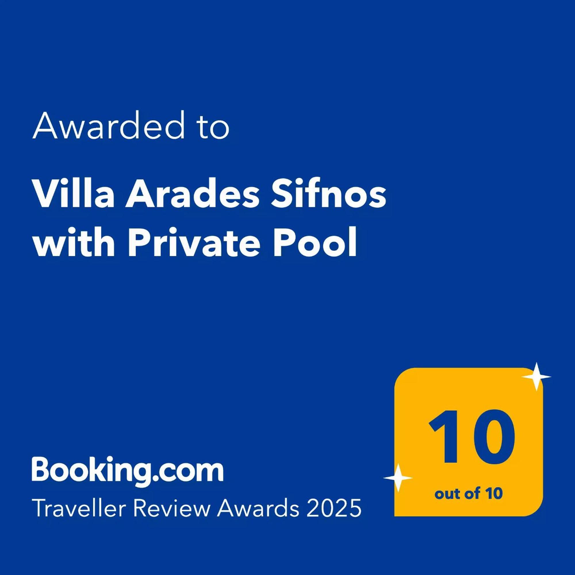 Villa Arades Sifnos With Private Pool Apollonia  Exterior photo